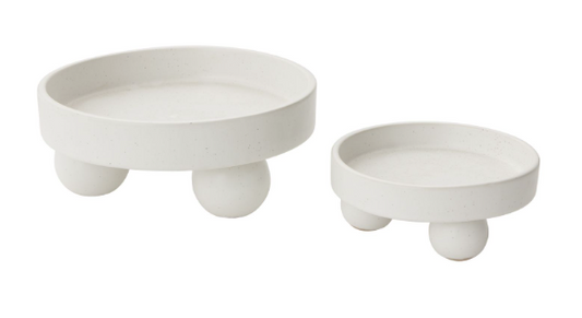 White Ceramic Plant Stand