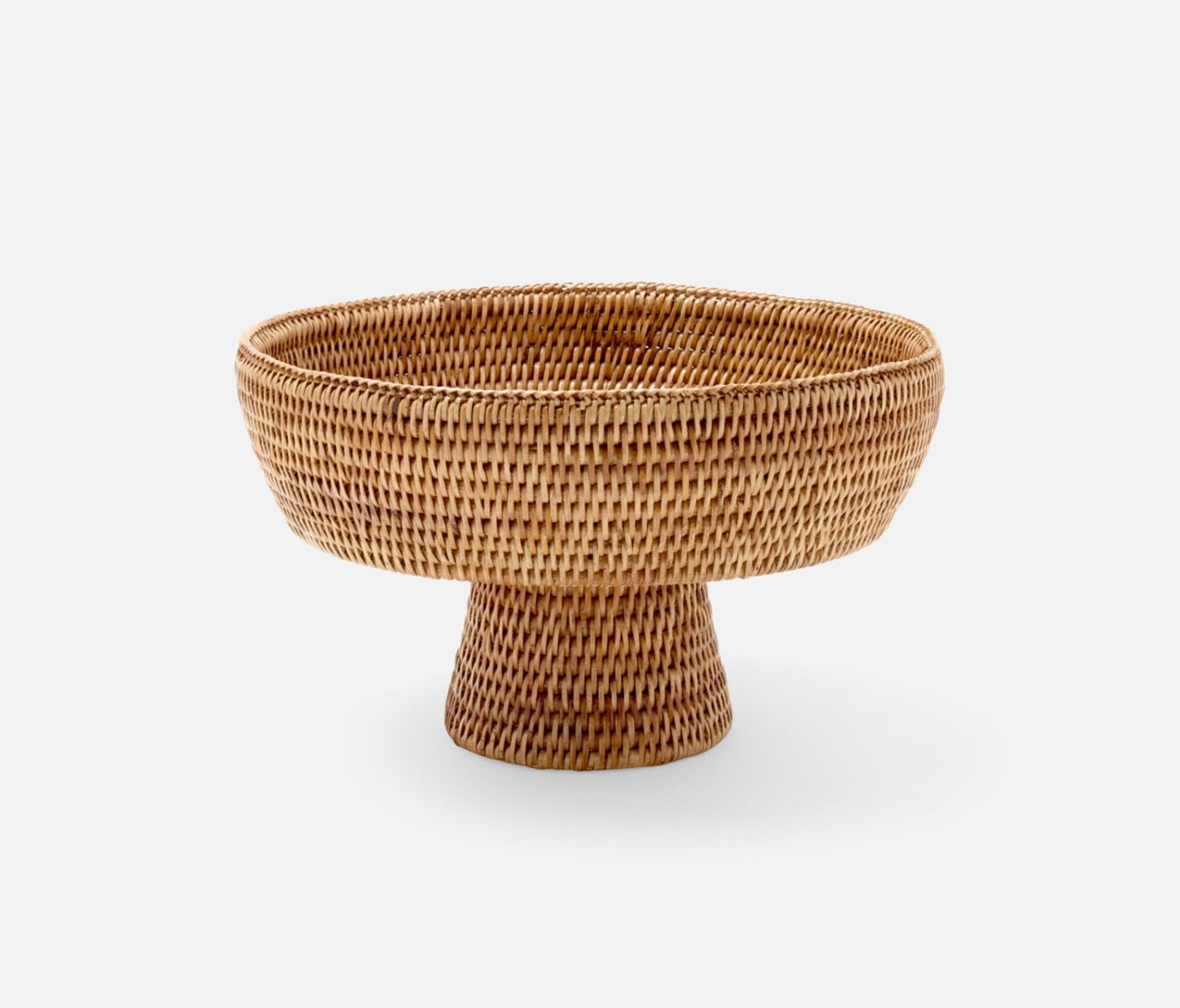 Londyn Rattan Footed Pedestal Bowls