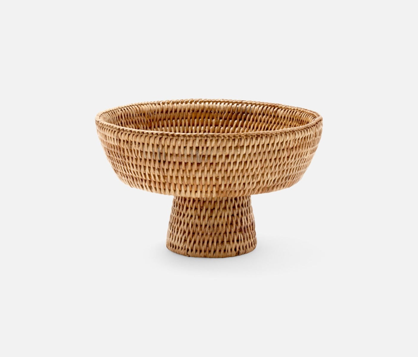 Londyn Rattan Footed Pedestal Bowls