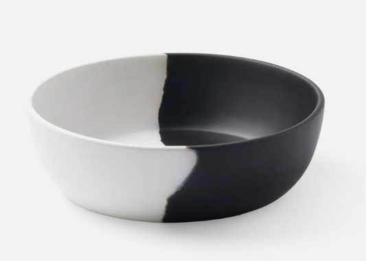 Maxon Black & White Serving Bowl