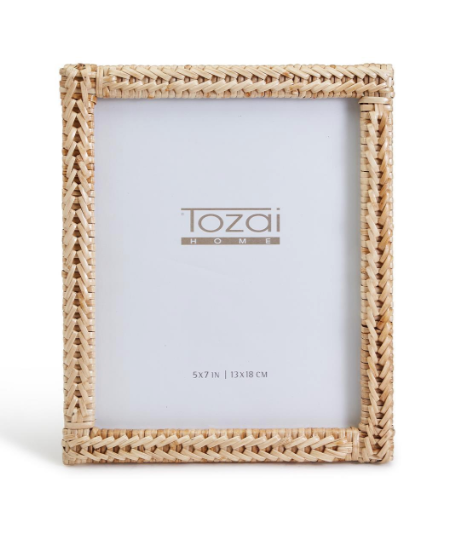 Amanpulo Woven Rattan Picture Frame