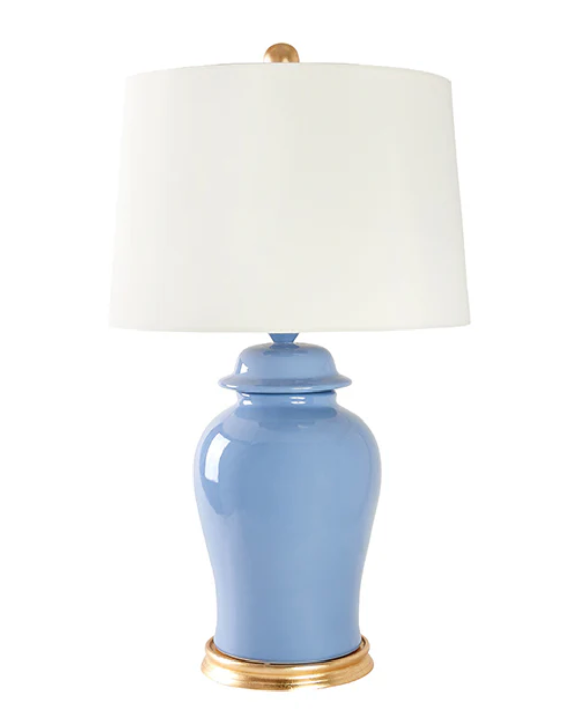 french blue temple jar lamp