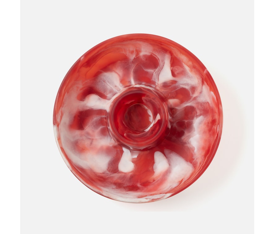 Hugo Berry Swirled Resin Chip And Dip Bowl