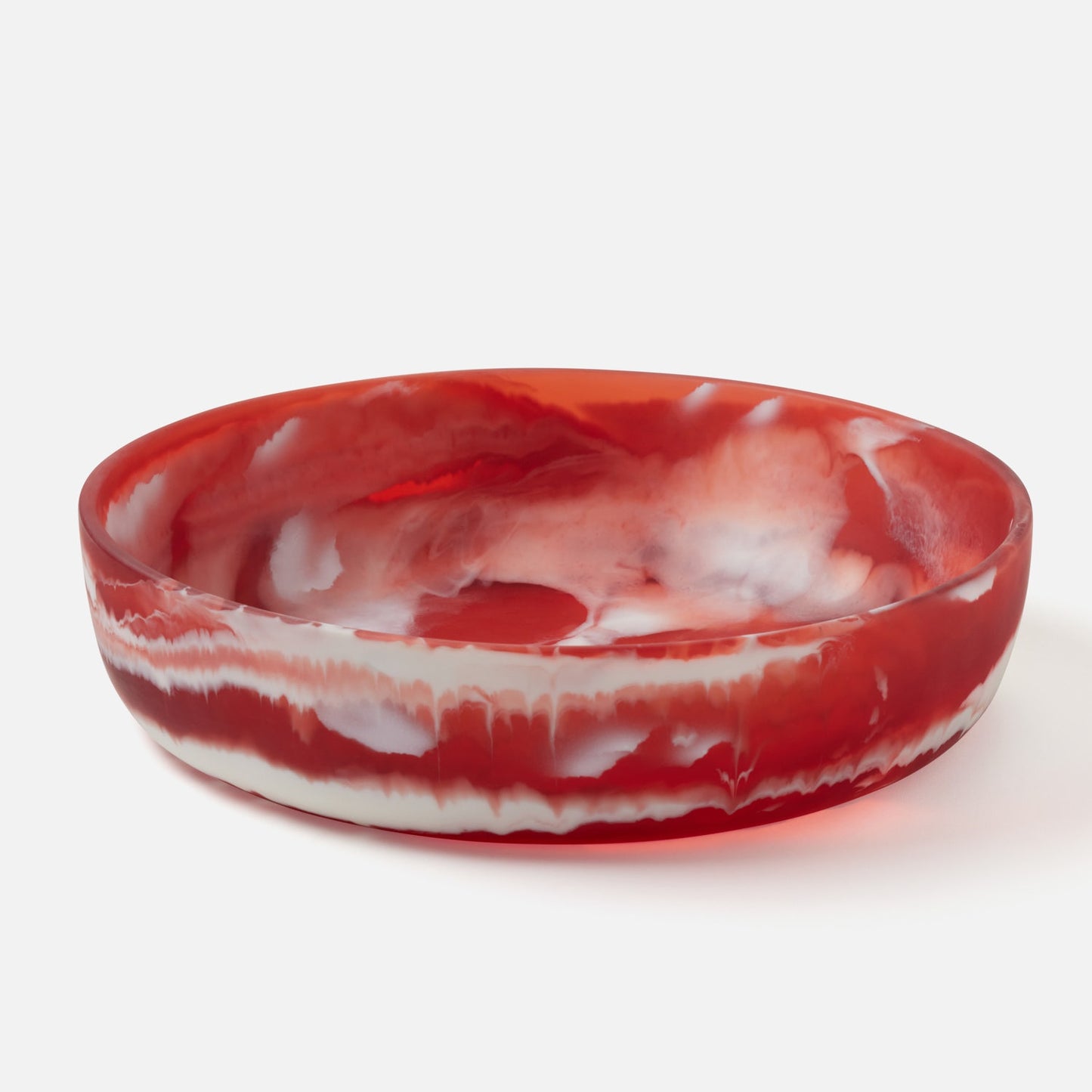 Hugo Berry Swirled Resin Serving Bowl