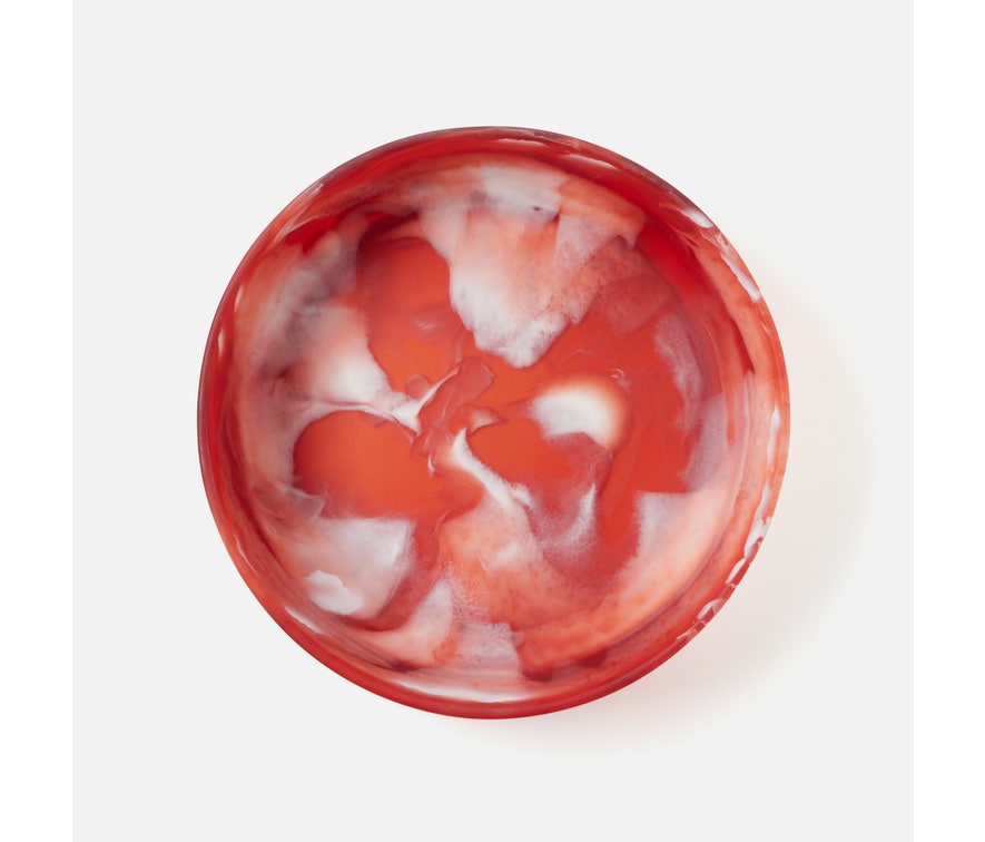 Hugo Berry Swirled Resin Serving Bowl