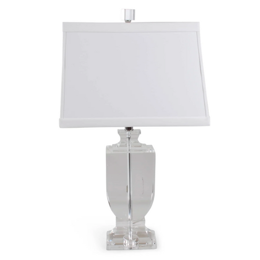 solid crystal urn lamp