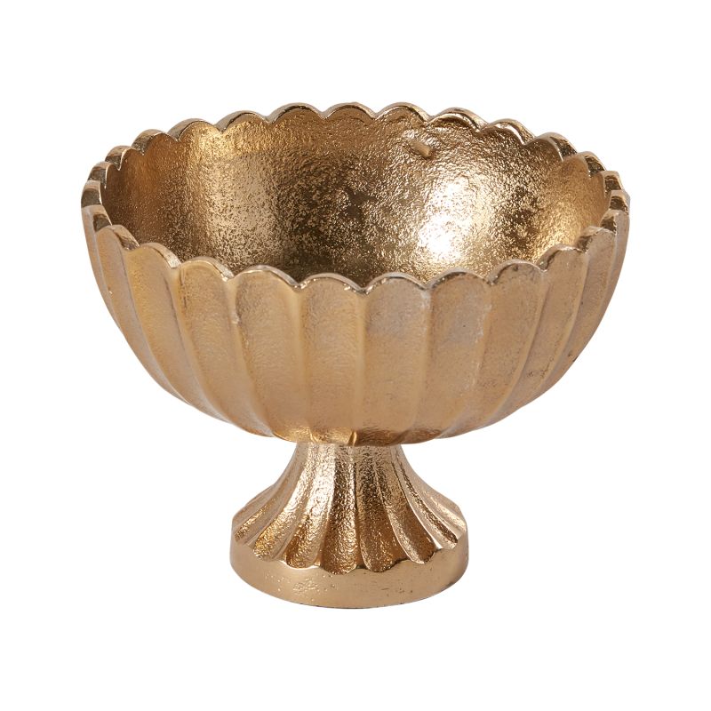 Gilded Scallop Compote