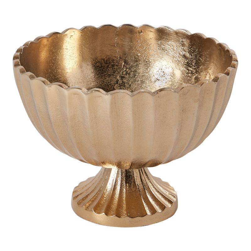 Gilded Scallop Compote