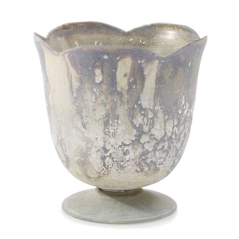 Medium Marbled Glass Vase